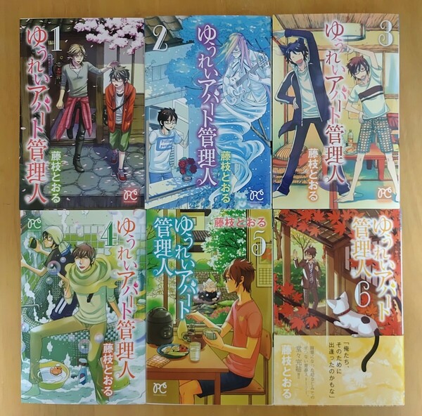 藤枝とおる★ゆうれいアパート管理人/全6巻/プリンセスコミックス★完結