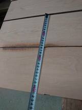 国産　栂　とが　No.240402-D　無垢　乾燥材　板（長さ430～440㎜ｘ幅150㎜ｘ厚み8～10㎜）4枚　木材　DIY　棚板　小物作りに_画像4