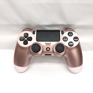 【中古】ソニー SONY PS4コントローラーローズゴールド CUH-ZCT2J 本体のみジャンク品　動作不良 プレステ4