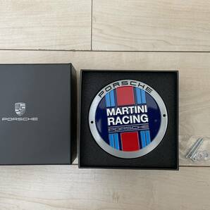 希少 ポルシェデザイン純正 マルティニ MARTINI RACING 限定バッジ グリルバッジ カーバッジ 1971個限定 エンブレム PORSCHE 911 356の画像3