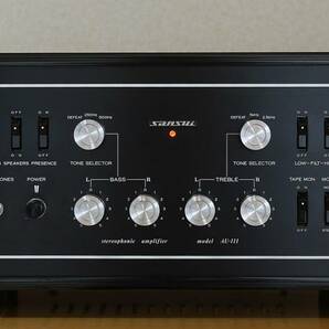 【中古】サンスイ SANSUI 真空管ステレオプリメインアンプ AU-111 Vintage1999 MCトランス付き 動作難ありの画像2