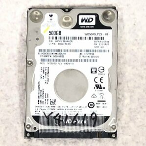 はてなアキバ 7日間保証 内蔵 SATA2.5インチHDD WDC WD5000LPLX-08ZNTT0 : 500.1 GB 使用9086h CrystalDiskInfoで正常判定 Y41619の画像1