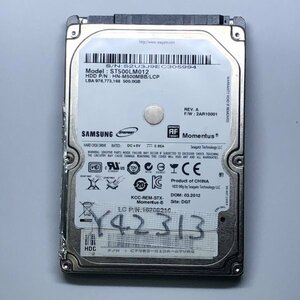 はてなアキバ 7日間保証 内蔵 SATA2.5インチHDD ST500LM012 HN-M500MBB : 500.1 GB 使用2642h CrystalDiskInfoで正常判定 管Y42313