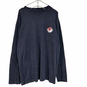 古着 "no brand" ワンポイント ロングTシャツ