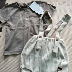 女の子　セットアップ　半袖　ブルマ　サロペット　新品　タグ付き　値下げしました