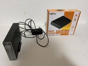 Groovy usb3.1 gen1 3.5インチ hddケース　中古品