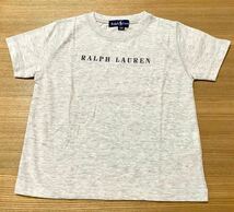 ラルフローレン キッズ100☆未使用タグ付 ボーダー Tシャツ/ライトグレー ロゴ Tシャツ/シャンブレー BD 長袖シャツ セットおまとめ_画像5