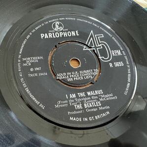 【UKオリジナルレア盤！】HELLO,GOODBYE / I AM THE WALRUS The Beatles （UK 7” 1967）「ハロー・グッバイ/アイ・アム・ザ・ウォルラス」の画像6