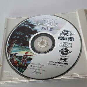 PCエンジン CD-ROM2 イース Ⅲ のみ イース Ⅳは欠品 ハドソン 動作確認済 ジャンクの画像2