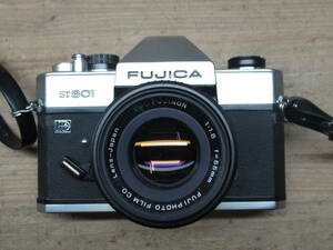 美品 動作未確認 FUJICA フジカ フィルムカメラ ブラック 1:1.8 f=55mm ST801 管理6HY0427B29 