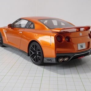 ◎京商 1/18 日産 GT-R (R35) プレミアムエディション  オレンジメタリックの画像7