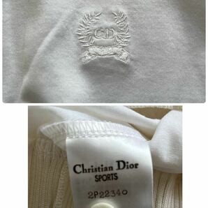 ☆Christian Dior ポロシャツ ホワイト 半袖 Sサイズ ☆税込み整理出品！☆コメントを必ず全てお読み下さいませ。の画像6