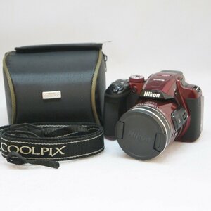 USED品・訳有り品 Nikon ニコン COOLPIX B700 クールピクス コンパクトデジタルカメラ コンデジ レッド系 収納ケース付 動作未確認