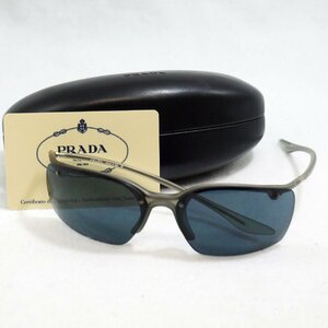 USED品・保管品 PRADA プラダ サングラス SPR85A 2AE-1A1 プラスチックフレーム ギャランティカード/ケース付き