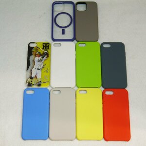 定型外送料無料 USED品・保管品 スマホケース まとめて10点セット メーカー不明 適応機種不明 現状品