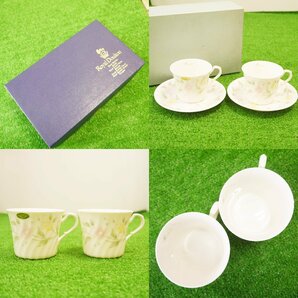 USED品・保管品 カップ＆ソーサー 3箱セット Noritake ノリタケ STONEWARE 1客 / MINTON ミントン スプリングバレー 2客入り 他 現状品の画像9