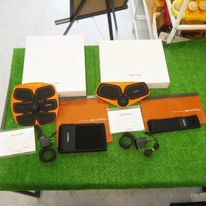 USED品・保管品 2点セット MTG SIXPAD シックスパッド Abs Fit 2 アブズフィット2 / Body Fit 2 ボディフィット2 通電確認済み 現状品