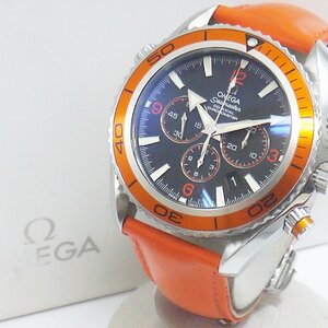 Используемый продукт Omega Omega 2918.50.83 Seamaster Planet Planet Ocean 600M Автоматическая обмотка хронограф Watch Black Dial Case и т. Д.