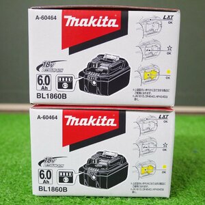 送料無料 未使用品・保管品 2個セット makita マキタ BL1860B 18V 6.0Ah リチウムイオンバッテリー 星・雪マーク 純正 240423