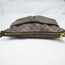 USED良品・保管品 Louis Vuitton ルイヴィトン N42251 ブルームズベリPM ダミエ・エベヌ DU4029 ショルダーバッグ レディース 保存袋付き_画像6