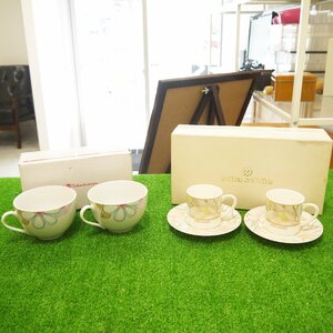 USED品・保管品 NARUMI ナルミ 2点セット Hallmark ホールマーク ペアマグカップ mila schon ミラショーン カップ＆ソーサー 2客セット