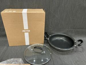 ◯ MEYER マイヤー 両手鍋 調理器具 サイズ約幅38×奥行29×高さ11cm 2ー1／2QT/2.4L よ