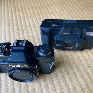 カメラ2台　レア有☆ MINOLTA X-500/ TITAN C-1000