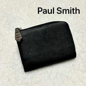 Paul Smith ポールスミス 小銭入れ キーケース キーフック 小物入れ 二つ折り財布 ミニウォレット コインケース レザー