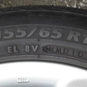 スズキ ラパン(H22S） 純正アルミホイール タイヤ付4本セット （中古品）の画像4