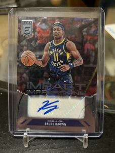 【BRUCE BROWN】◆直筆サインカード◆2023-24 PANINI Donruss Elite Indiana Pacers Autograph NBA