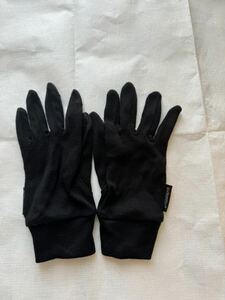 extremities エクストリミティズ　メリノタッチライナーグローブ　メンズ　Mサイズ ブラック　メリノウール100% 手袋