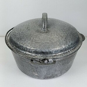 美品 希少 ワグナーウェア アルミ ダッチオーブンWagner Ware Hammered  の画像3