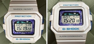 #最終値下げ開始!見逃し厳禁!送料無料！希少中古 CASIO G-SHOCK ジーショック GLX-5500-7JF G-LIDE '09夏モデル 取説コピー付 動作確認済み