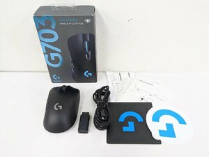 Logicool G ゲーミングマウス G703h LIGHTSPEED ワイヤレス マウス HERO 25Kセンサー ブラック 国内正規品