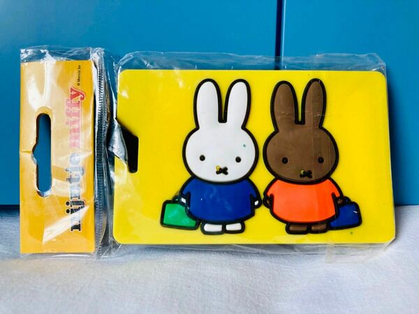 miffy【ラゲッジタグ】ミッフィーとメラニー　オランダ限定トラベル　スーツケースに　