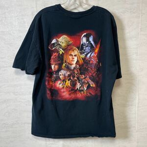 半袖Tシャツ 古着 ブラック サイズXL ソウルキャリバー　SOUL CALIBUR メンズ古着2504