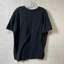 半袖Tシャツ adidas アディダス　サイズXL 黒ブラック　コットンシャツ　メンズ古着_画像4