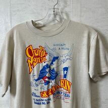 半袖Tシャツ　ビンテージ ヴィンテージ 80s Tシャツ アメリカ アメカジ USA製 シングルステッチ　サイズM 80年代　メンズ　古着_画像2