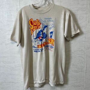 半袖Tシャツ　ビンテージ ヴィンテージ 80s Tシャツ アメリカ アメカジ USA製 シングルステッチ　サイズM 80年代　メンズ　古着