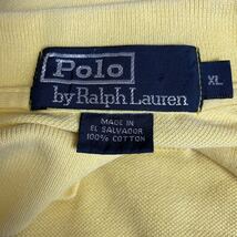 ポロシャツ ラルフローレン Polo Ralph Lauren ポロバイラルフローレン 黄色　サイズXL_画像8