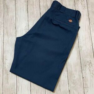  Dickies 874 синий темно-синий темно-синий рабочие брюки размер XL W40L30 б/у одежда 