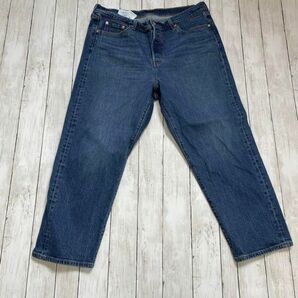 【ごんぶと】LEVIS501Ｔ 極太テーパード ブルーデニムパンツ メンズ 古着の画像2