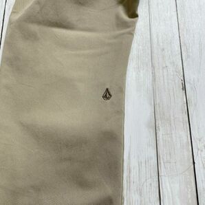 ボルコム VOLCOM ポリコットンチノパン 薄茶色ブラウン サイズＬメンズ古着の画像8