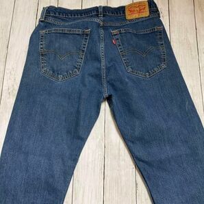 LEVIS505 リーバイスＷ34Ｌ30 サイズＬ 青ブルー デニムパンツ古着の画像7