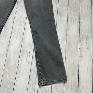 LEVIS514 Ｗ32Ｌ32 黒ブラックデニム ストレッチストレート メンズ.の画像10