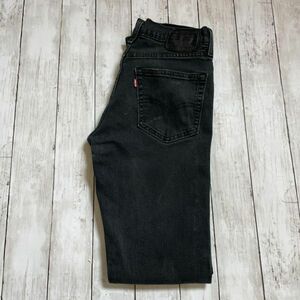 LEVIS511　プレミアムリーバイスＷ32Ｌ36　黒ブラックデニムメンズ古着.