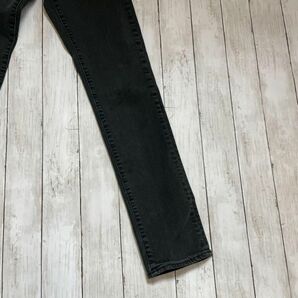 LEVIS511 プレミアムリーバイスＷ32Ｌ36 黒ブラックデニムメンズ古着.の画像5