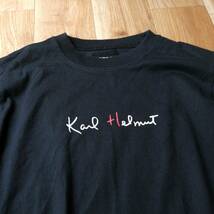 KARL HELMUT カールヘルム tシャツ プリントtシャツ Sサイズ 黒 24-0422fu02【4点同梱で送料無料】_画像3