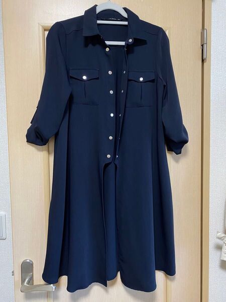 zara ザラ シャツワンピース シャツジャケット