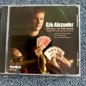 エリックアレキサンダー ERIC ALEXANDER Its All In The Game